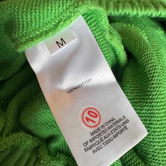 Nanushka Embroidered Green Sweater & Shorts Set | 100% cotton - Picture 7 of 11